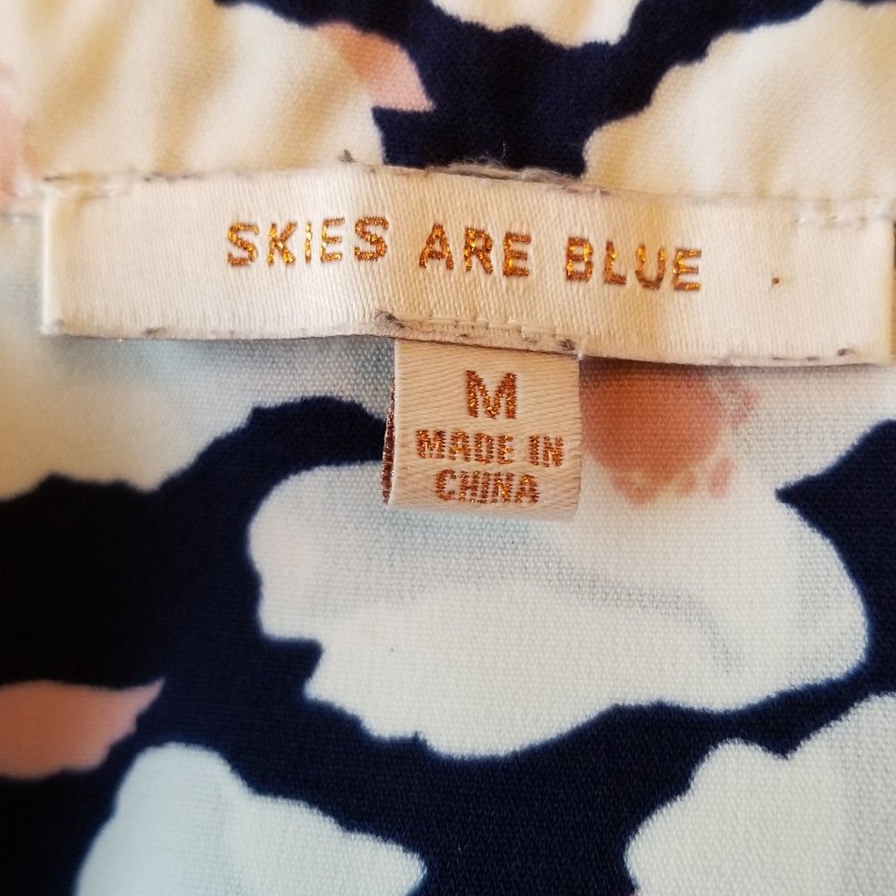 Skies are Blue  Kaulin Button Down Blouse M - Picture 7 of 7